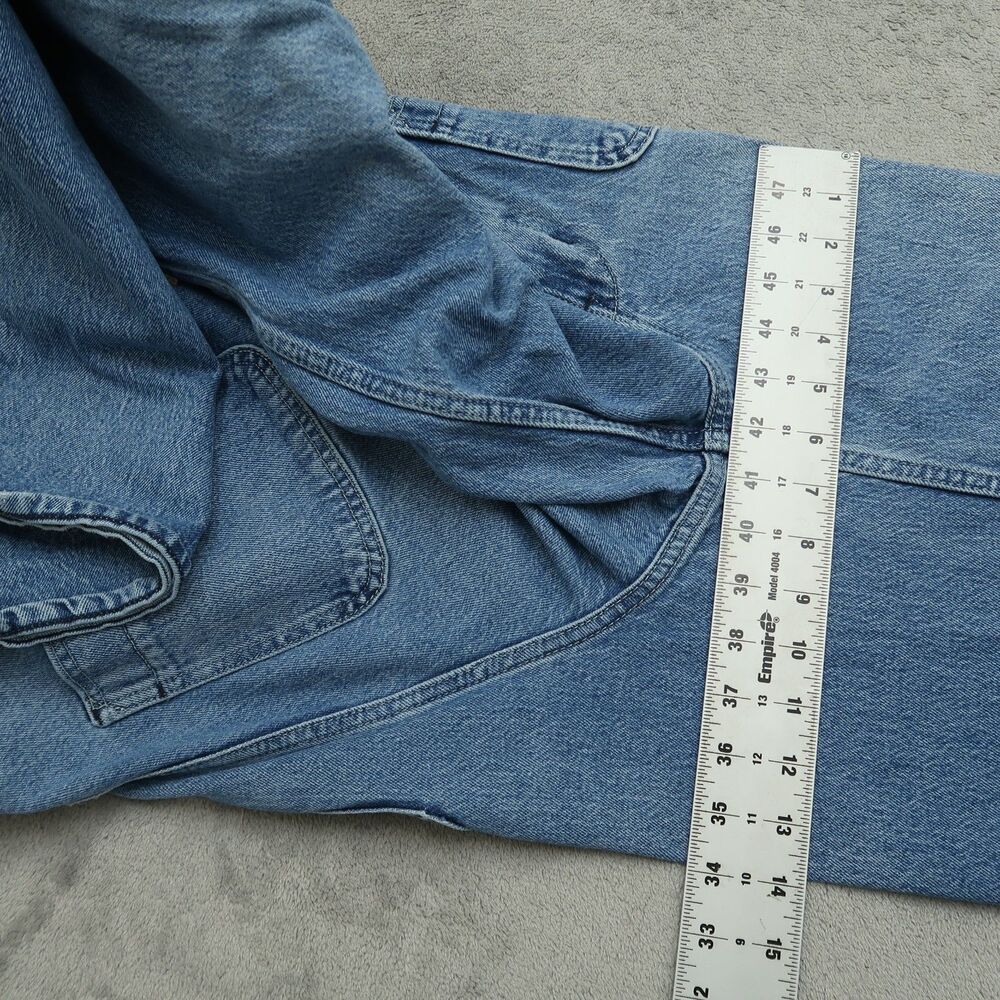 Free Assembly Jeans Women's Size 16 Super High-Rise Wide-Leg Denim 32" Inseam - Picture 6 of 16